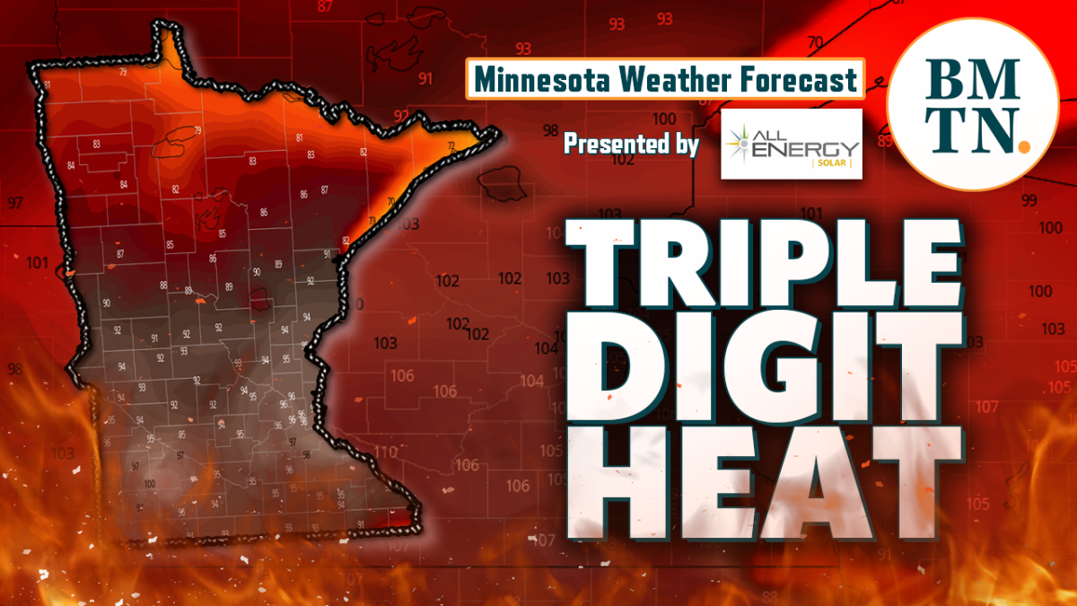 Minnesota weather forecast Tripledigit heat indices coming Bring Me