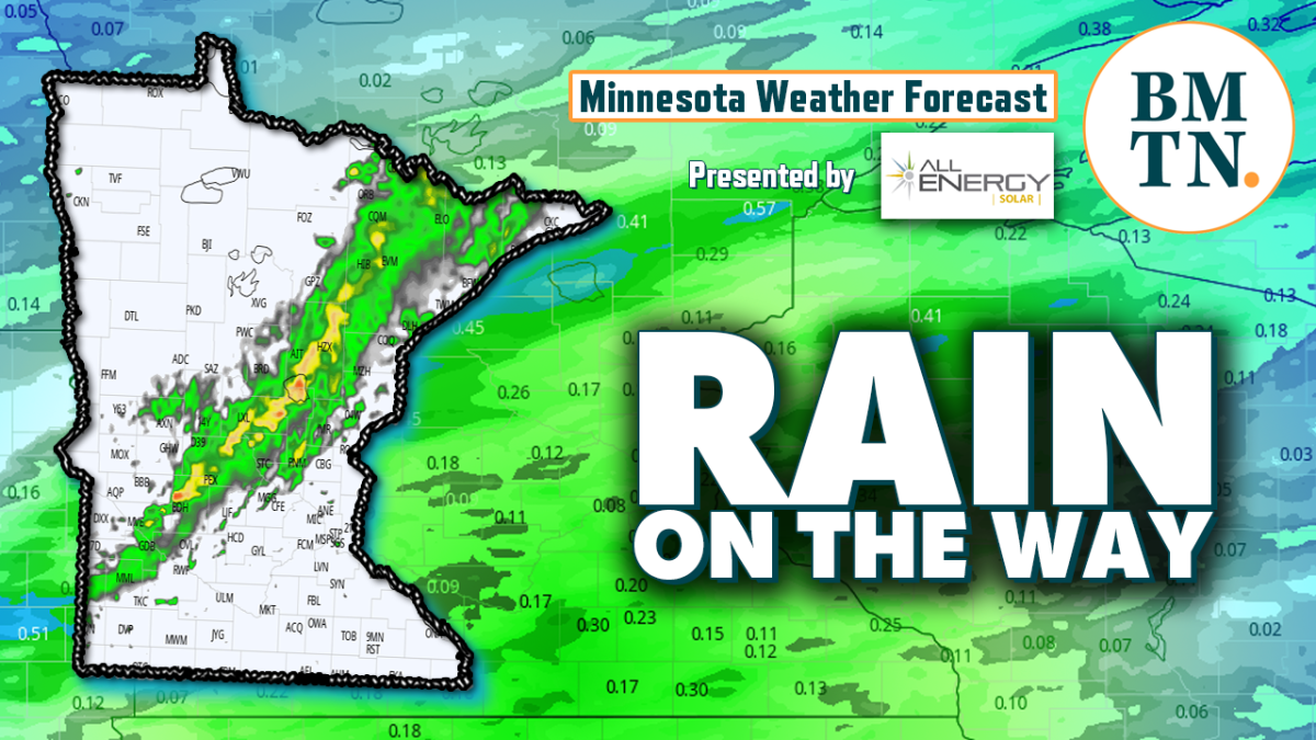Minnesota weather forecast Drought update, rain coming Bring Me The News