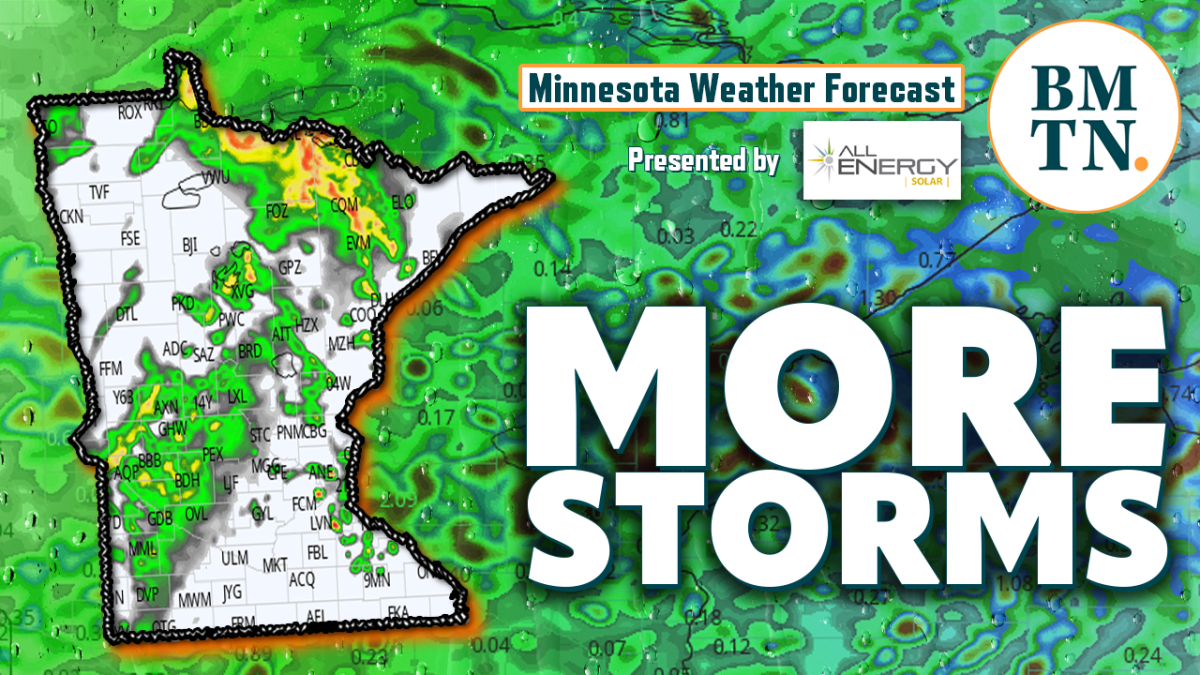 Minnesota weather forecast More storms Friday ahead of record weekend