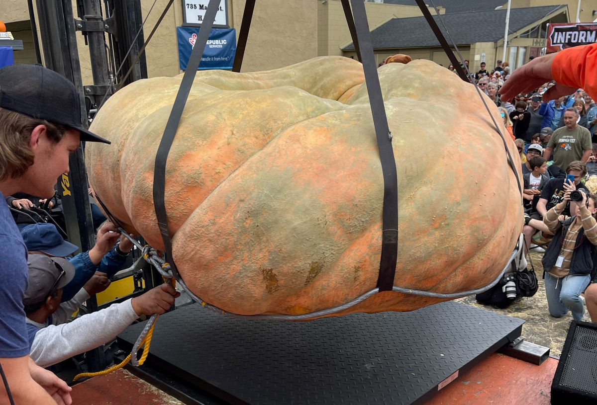 Anoka man breaks world record with 2,749-pound pumpkin - Bring Me