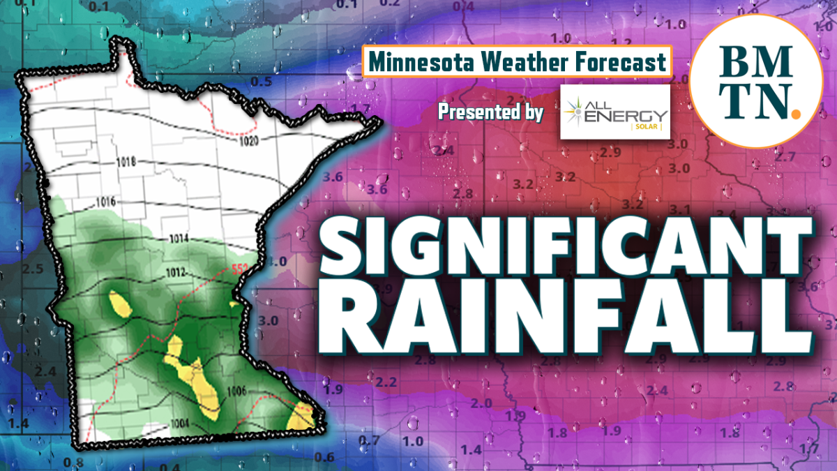 Minnesota weather forecast Significant rain possible with