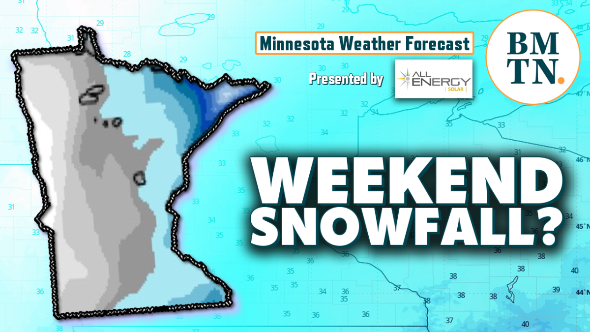 Minnesota weather forecast: Tracking potential weekend snow system