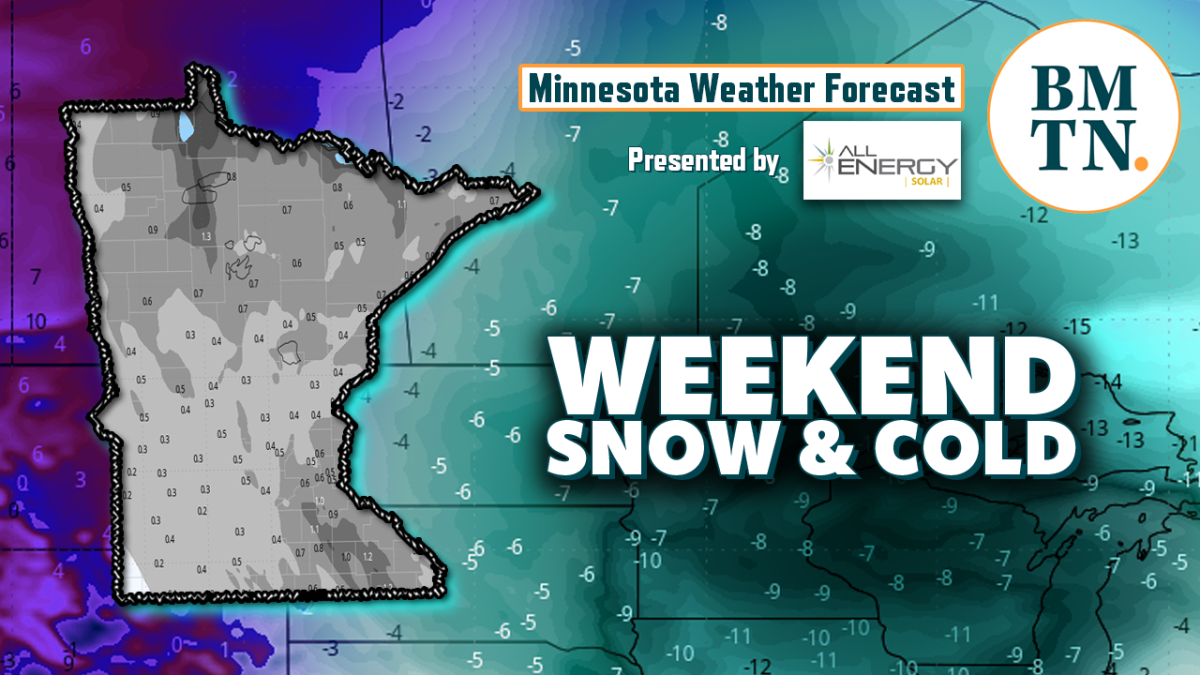 Minnesota weather forecast Clipper dives into Minnesota before the New