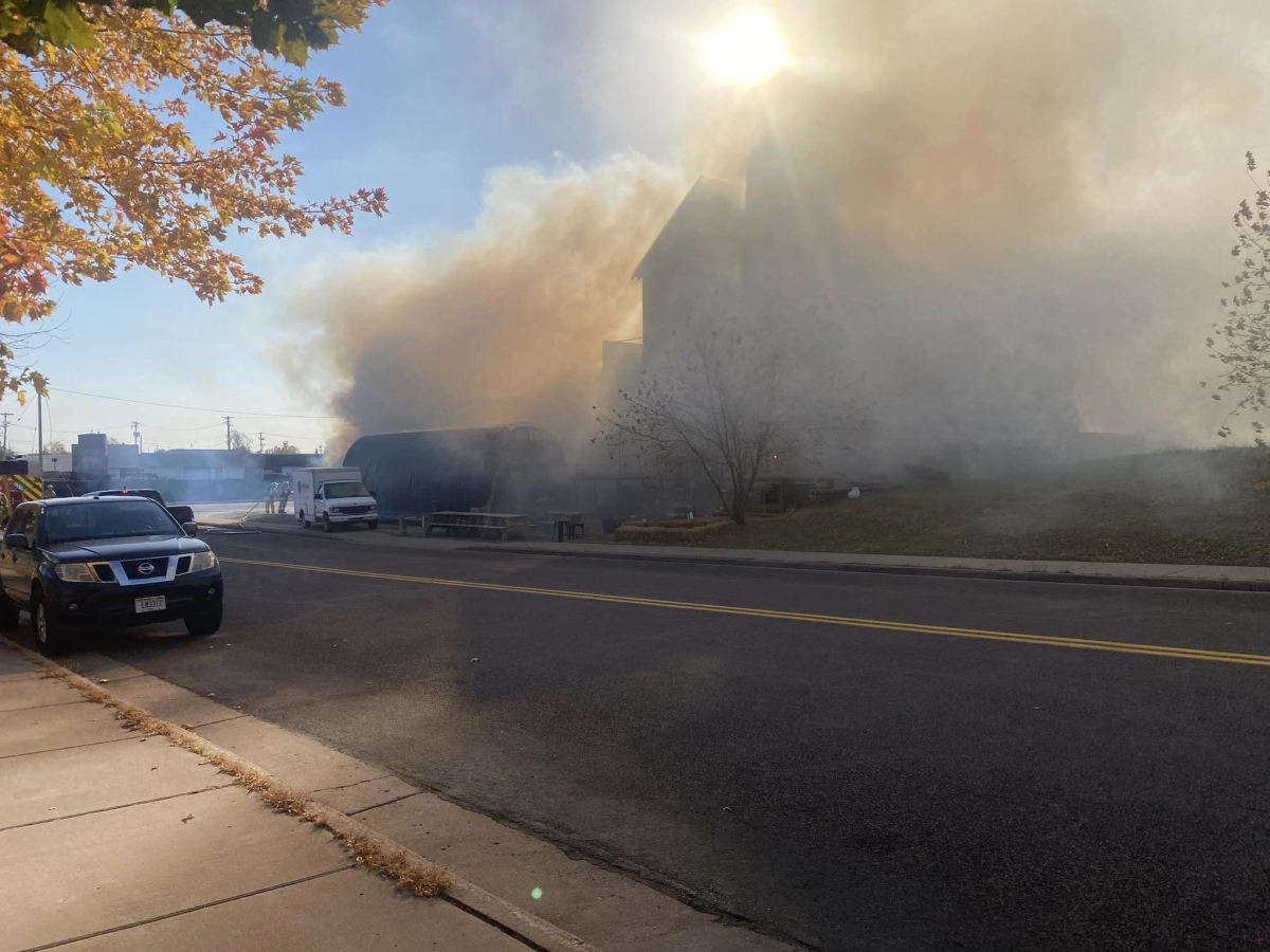 Fire destroys four businesses in Rice Lake's historic downtown Bring