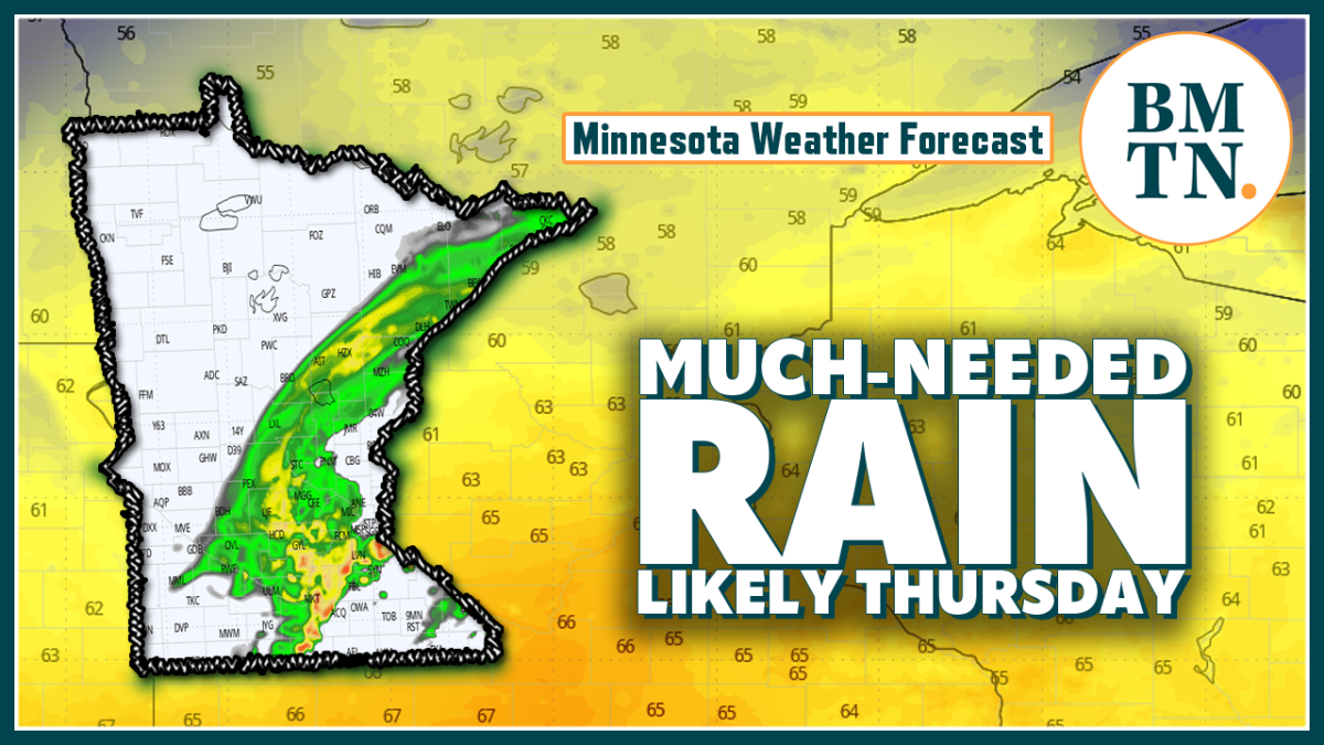 Minnesota needs rain and it is probably, finally coming Bring Me The News
