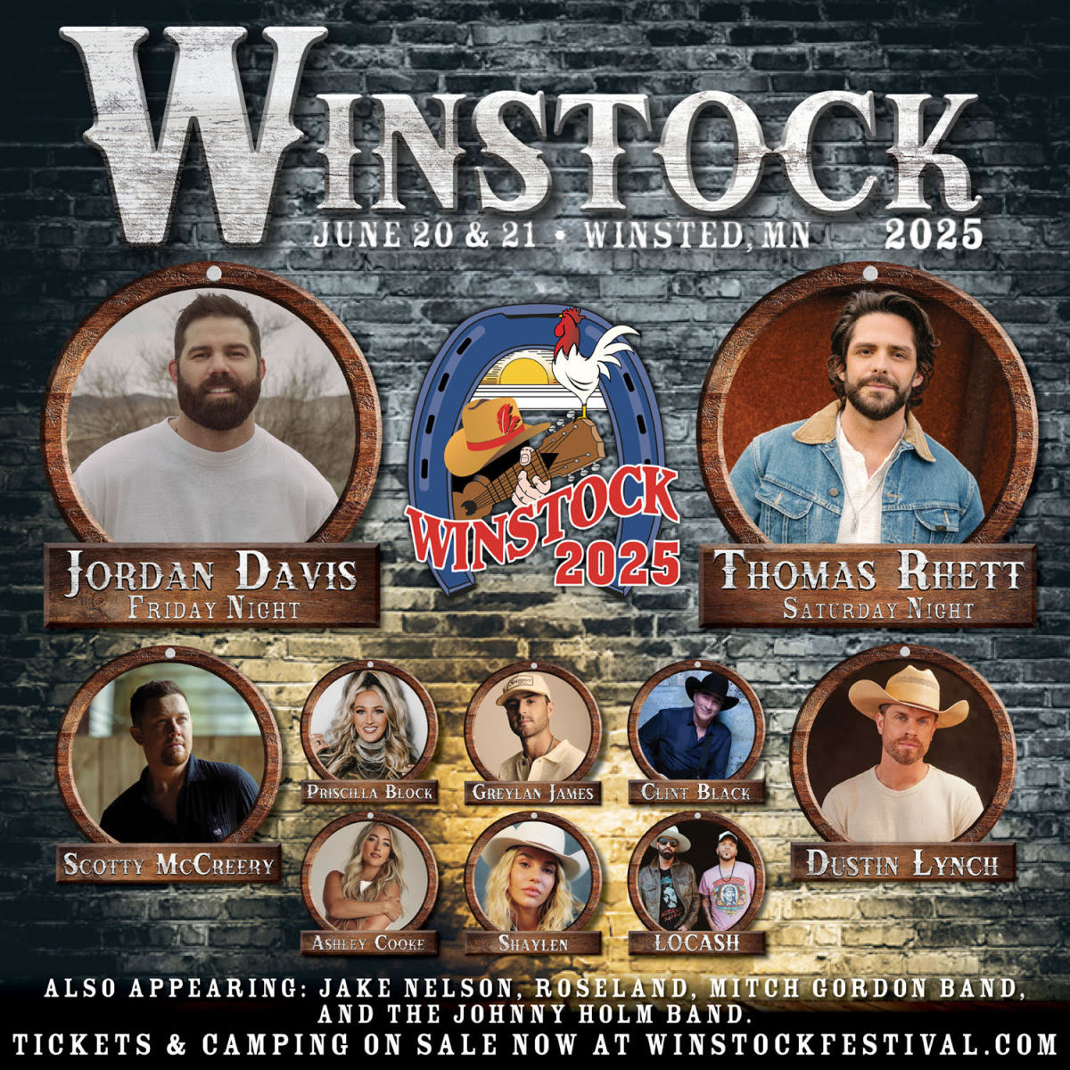 Winstock Country Festival announces 4 more artists for the 2025 lineup