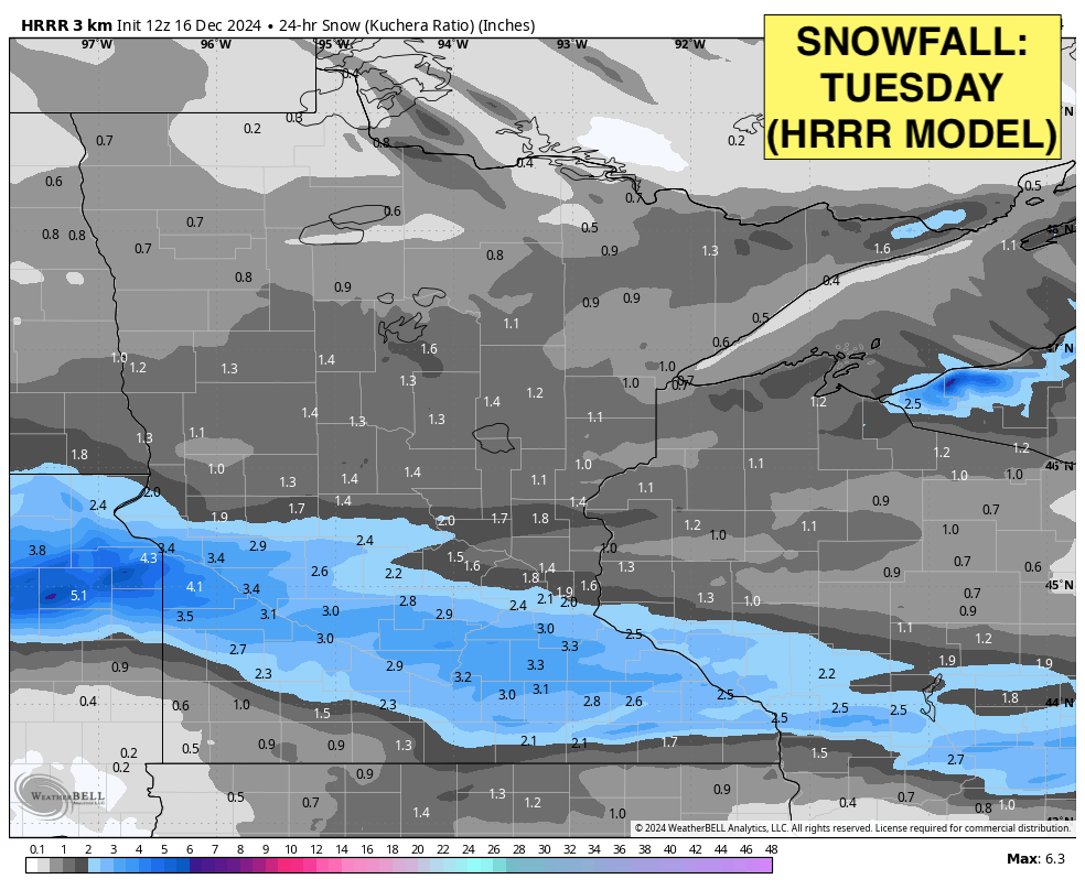 Winter system could bring 1-2 inches of snow to the Twin Cities on ...